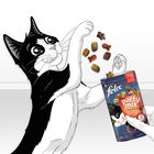 Felix Party Mix Queso Bocaditos para gatos, , large image number null